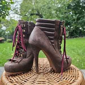 Brown Booties by Boutique9 - Sz 7